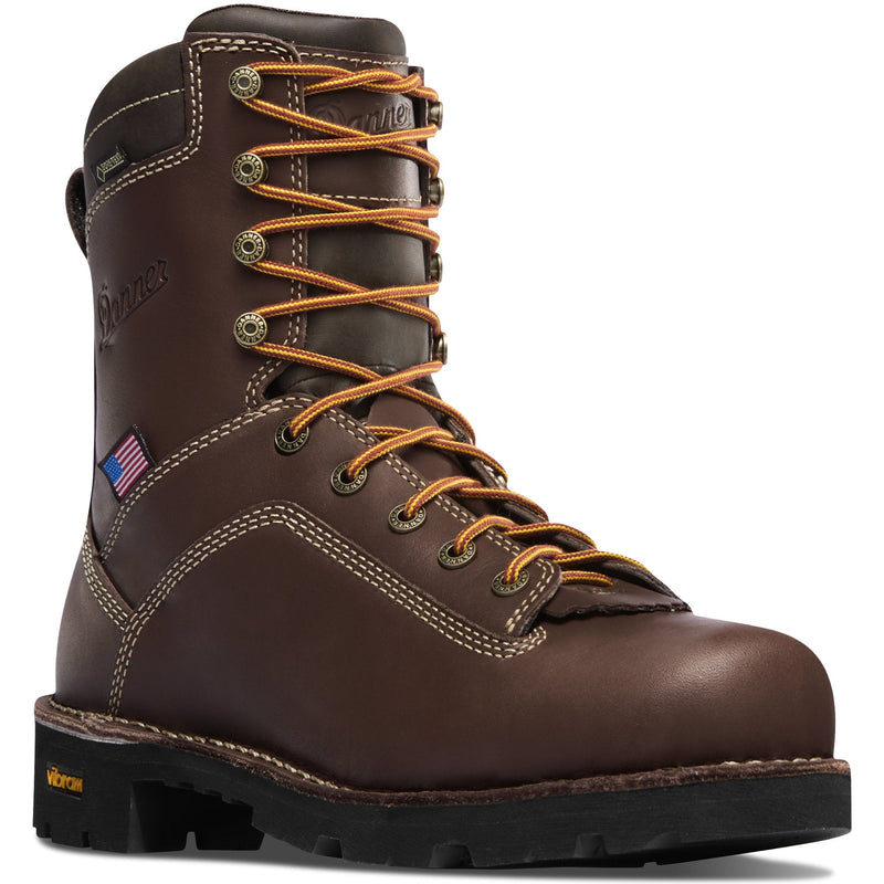 Load image into Gallery viewer, Danner Quarry USA 8&quot; Brown AT
