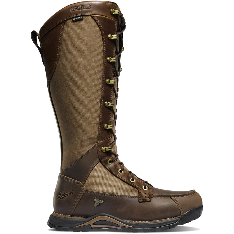 Load image into Gallery viewer, Danner Sharptail Snake Boot Side-Zip 17&quot; Brown
