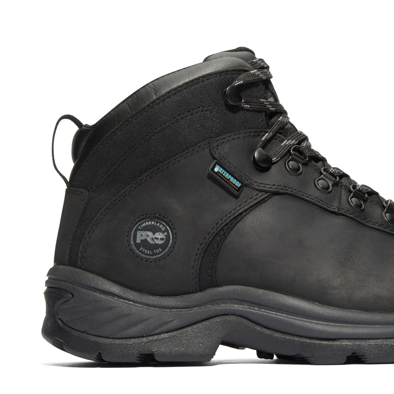 Load image into Gallery viewer, Men&#39;s Flume Work Waterproof Steel-Toe Work Boots
