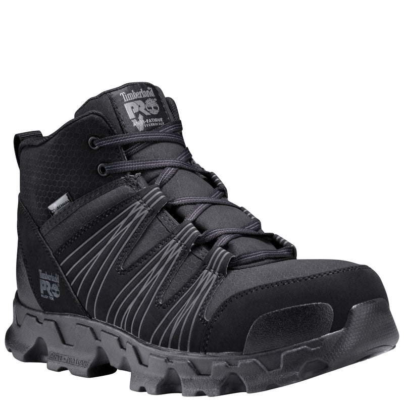 Load image into Gallery viewer, Timberland PRO TB0A11QF001 Powertrain ESD AL BLACK Work Boots
