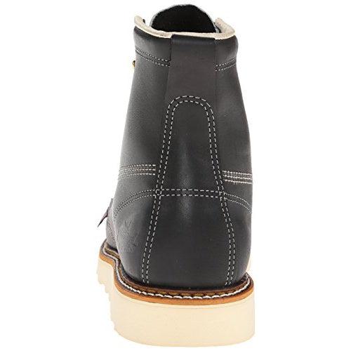 American Heritage 6" Black Moc Toe Maxwear Wedge - Fearless Outfitters