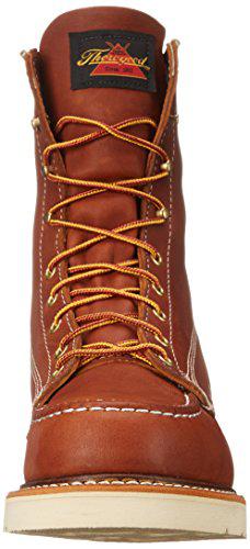 Load image into Gallery viewer, American Heritage 8&quot; Tobacco Safety Toe Moc Toc Maxwear Wedge - Fearless Outfitters
