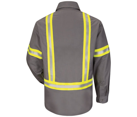 Bulwark FR EXCEL FR® Comfortouch® Enhanced Vis Uniform Shirt - Fearless Outfitters