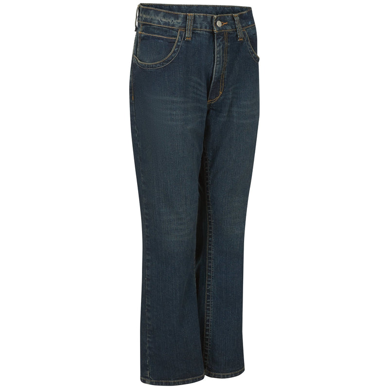Load image into Gallery viewer, Bulwark FR Men&#39;s Relaxed Fit Bootcut Jeans with Stretch Sanded Denim - Fearless Outfitters
