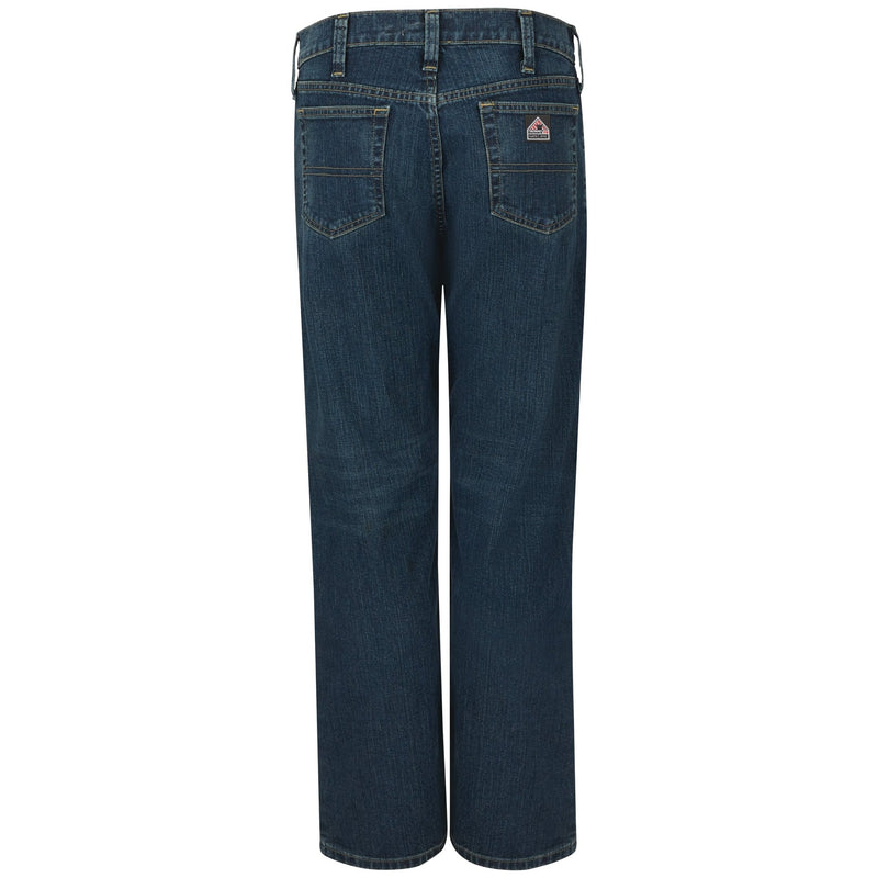 Load image into Gallery viewer, Bulwark FR Men&#39;s Straight Fit Stretch Jean Sanded Denim - Fearless Outfitters
