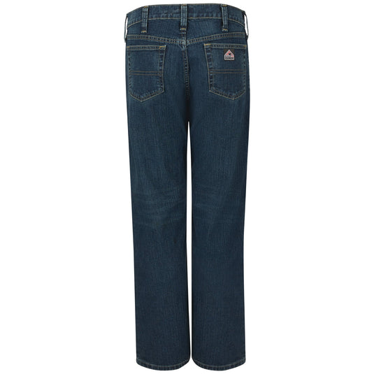 Bulwark FR Men's Straight Fit Stretch Jean Sanded Denim - Fearless Outfitters