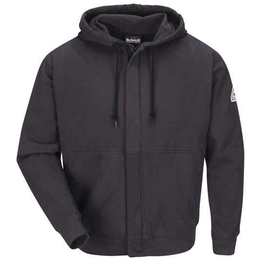 Bulwark Men's Fleece FR Zip-Front Hooded Sweatshirt - Fearless Outfitters