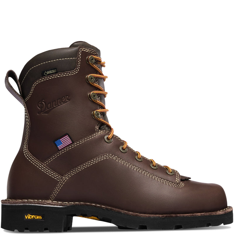 Load image into Gallery viewer, Danner Quarry USA 8&quot; Brown AT - Fearless Outfitters
