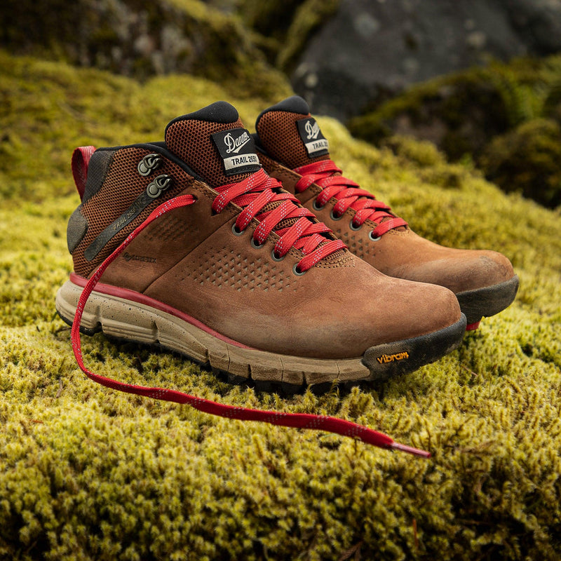 Load image into Gallery viewer, Danner Trail 2650 Mid 4&quot; Brown/Red GTX - Fearless Outfitters
