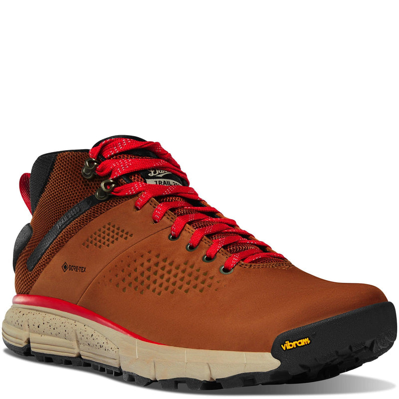 Load image into Gallery viewer, Danner Trail 2650 Mid 4&quot; Brown/Red GTX - Fearless Outfitters
