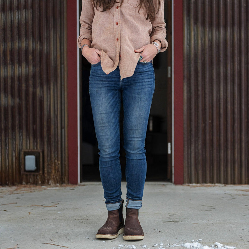 Cargue la imagen en el visor de la galería, Danner Women&#39;s Bull Run Chelsea 5&quot; Brown Wedge - Fearless Outfitters
