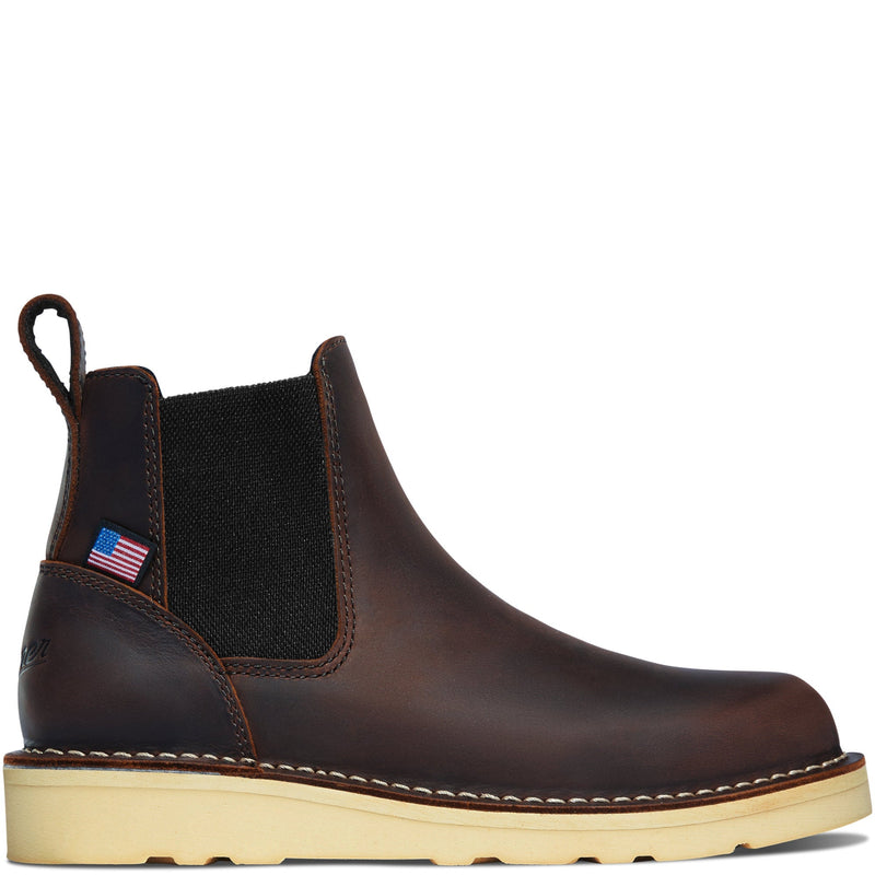 Cargue la imagen en el visor de la galería, Danner Women&#39;s Bull Run Chelsea 5&quot; Brown Wedge - Fearless Outfitters
