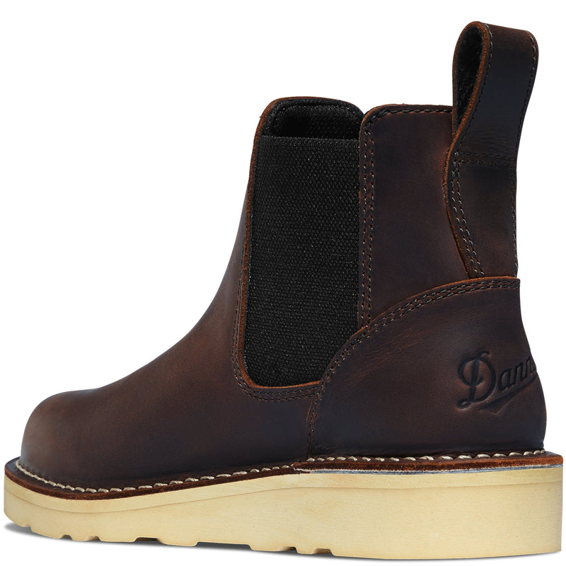 Cargue la imagen en el visor de la galería, Danner Women&#39;s Bull Run Chelsea 5&quot; Brown Wedge - Fearless Outfitters
