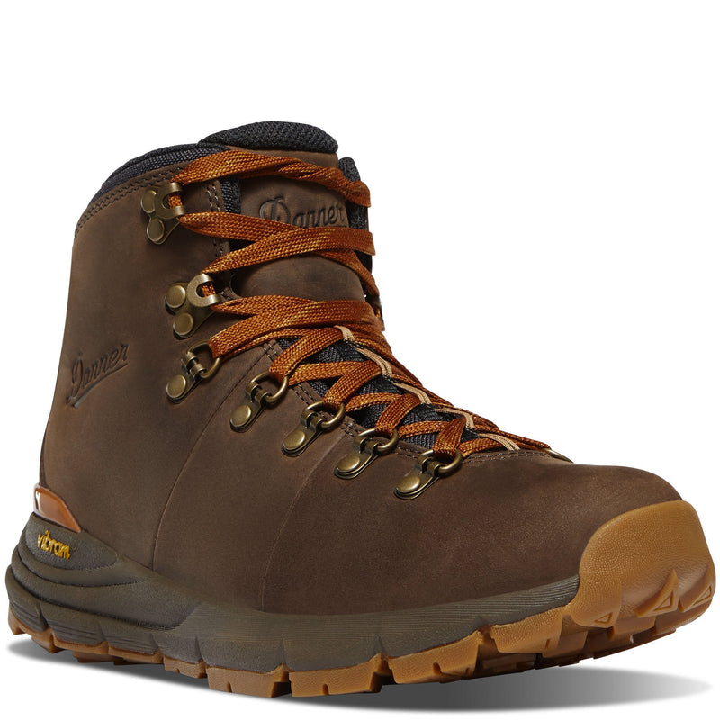 Load image into Gallery viewer, Danner Women&#39;s Mountain 600 4.5&quot; Loam Brown/Glazed Ginger GTX Leaf - Fearless Outfitters
