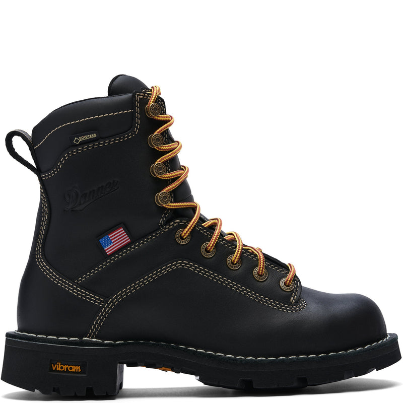 Load image into Gallery viewer, Danner Women&#39;s Quarry USA 7&quot; Black AT - Fearless Outfitters
