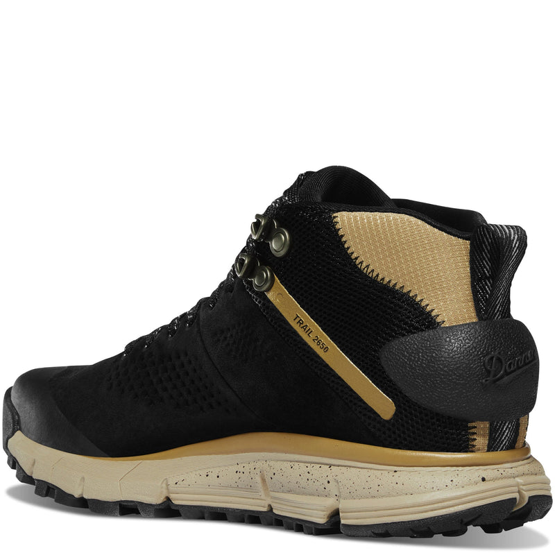 Cargue la imagen en el visor de la galería, Danner Women&#39;s Trail 2650 Mid 4&quot; Black/Khaki GTX - Fearless Outfitters
