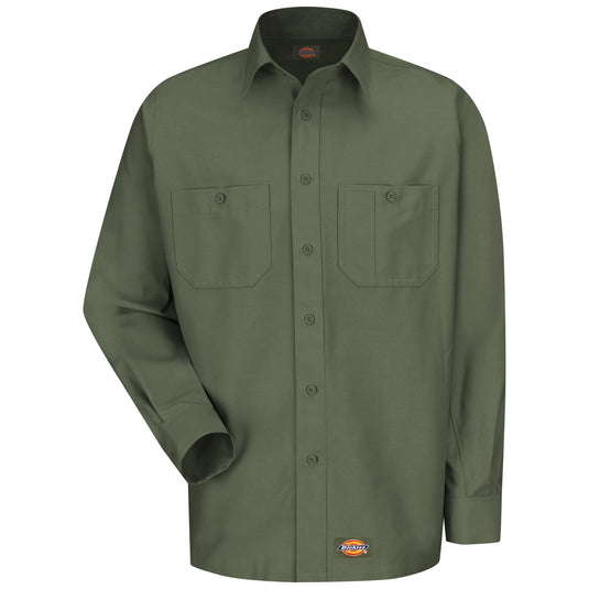 Dickies Men's Canvas Long - Sleeve Work Shirt - Fearless Outfitters