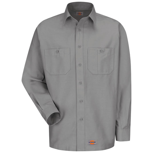 Dickies Men's Canvas Long - Sleeve Work Shirt - Fearless Outfitters