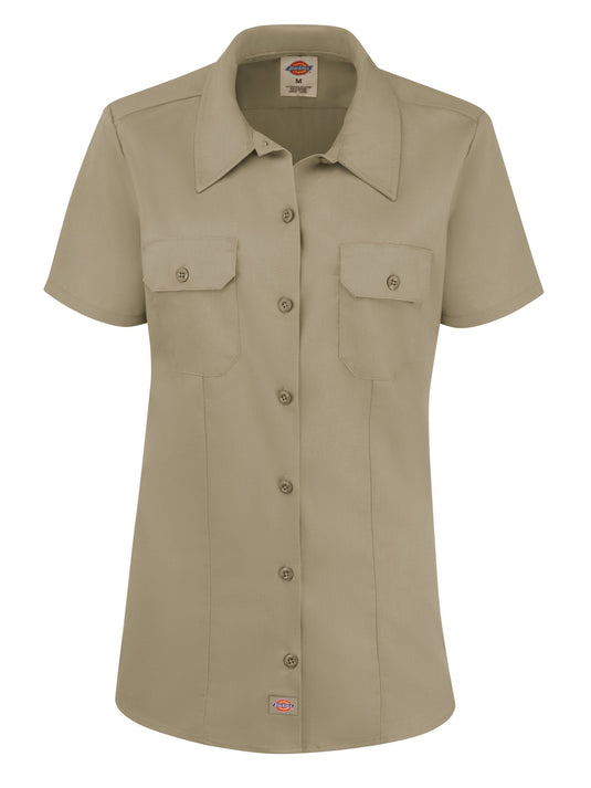 Dickies Women's Short - Sleeve Traditional Work Shirt - Fearless Outfitters