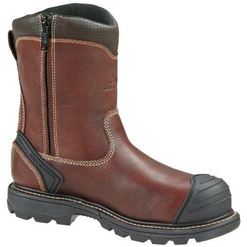 Gen-Flex2® Series 8" Brown Composite Safety Toe Side-Zip Wellington - Fearless Outfitters