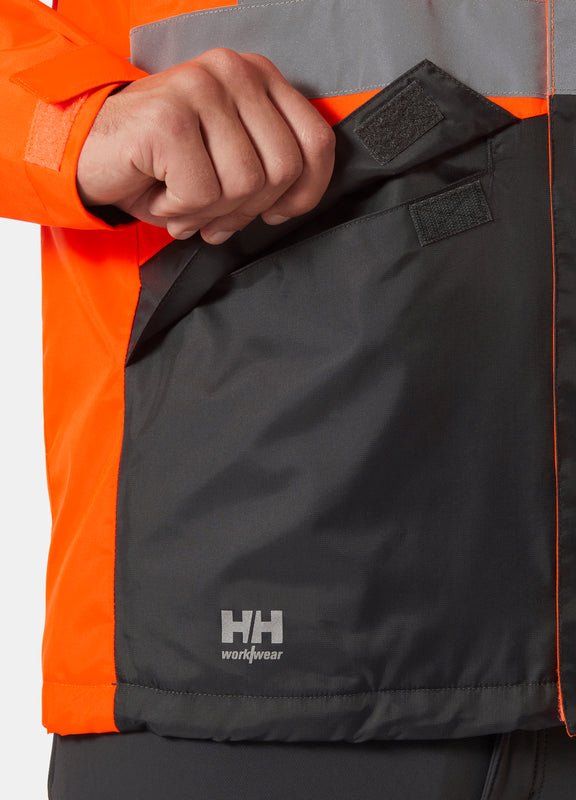 Cargue la imagen en el visor de la galería, Helly Hansen Alta Hi Vis Insulated Winter Jacket - Fearless Outfitters
