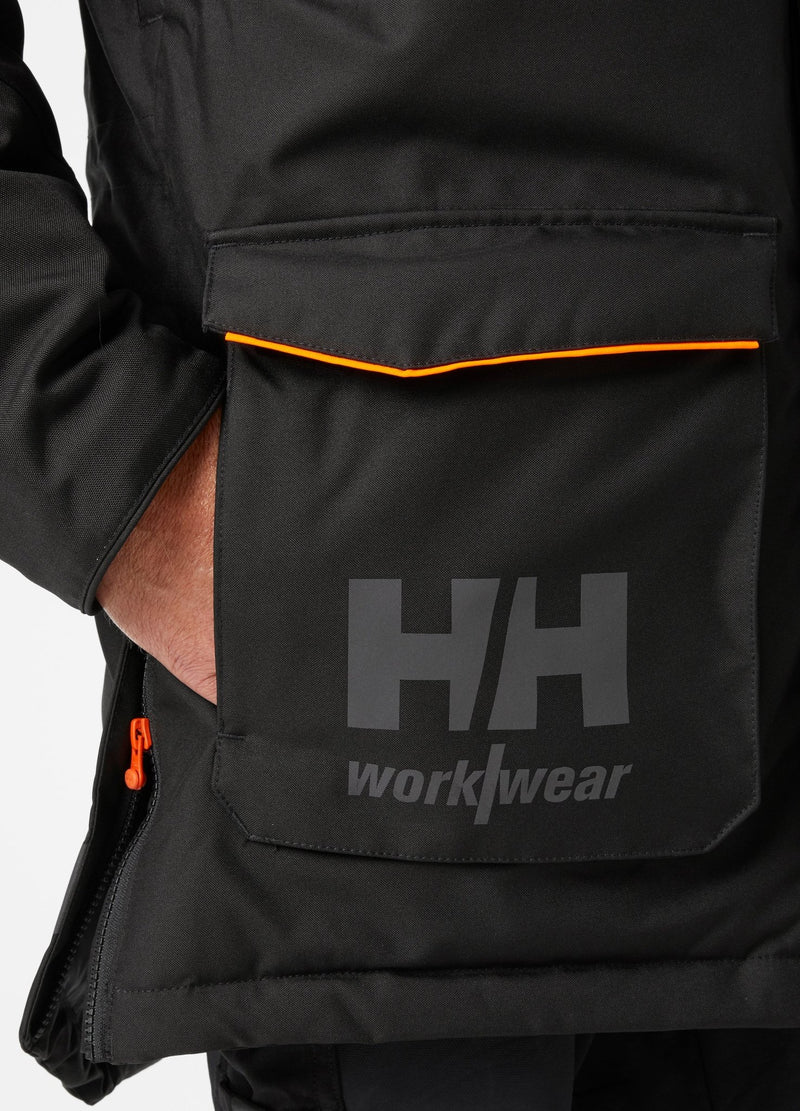 Cargue la imagen en el visor de la galería, Helly Hansen Bifrost Winter Insulated Parka Black - Fearless Outfitters
