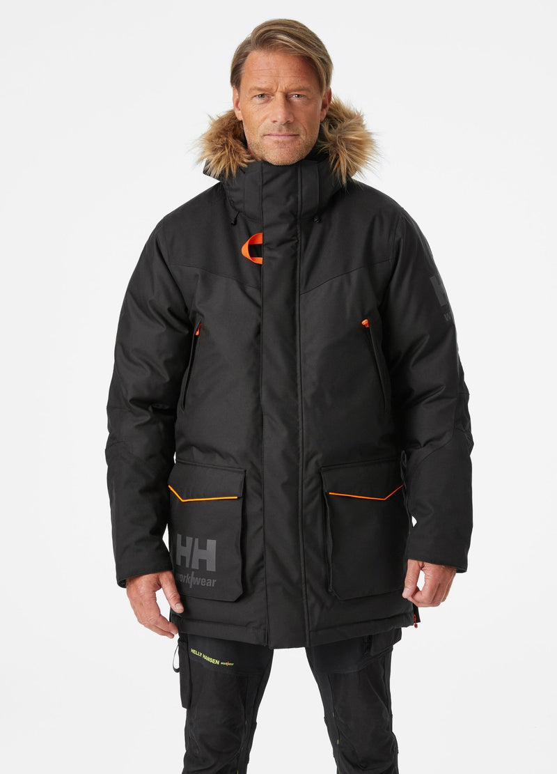 Cargue la imagen en el visor de la galería, Helly Hansen Bifrost Winter Insulated Parka Black - Fearless Outfitters
