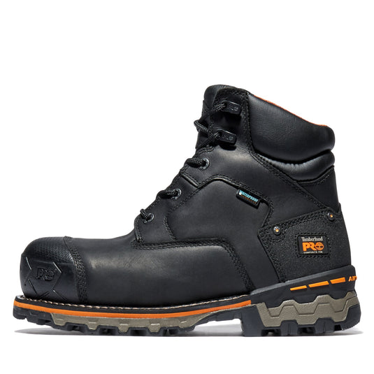 Men's Boondock 6" Composite Toe Waterproof Work Boot - Black - Fearless Outfitters