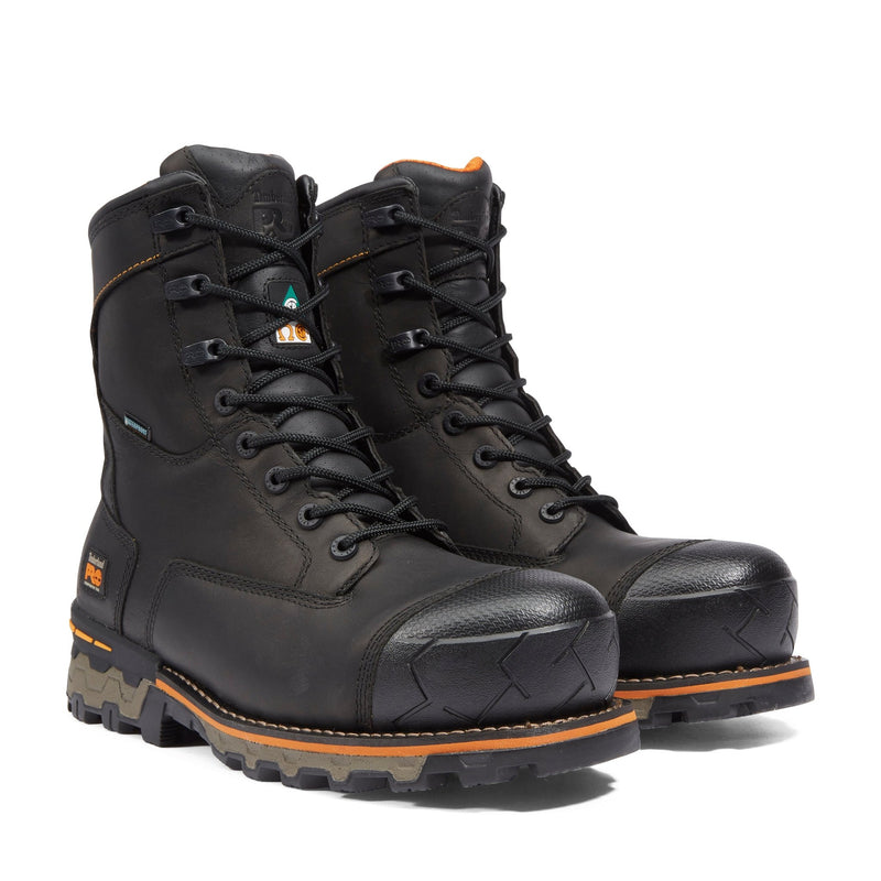 Cargue la imagen en el visor de la galería, Men&#39;s Boondock 8&quot; Composite Toe Waterproof Insulated Work Boot - Fearless Outfitters
