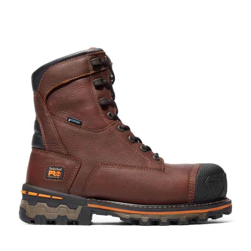 Cargue la imagen en el visor de la galería, Men&#39;s Boondock 8&quot; Composite Toe Waterproof Work Boot - Fearless Outfitters
