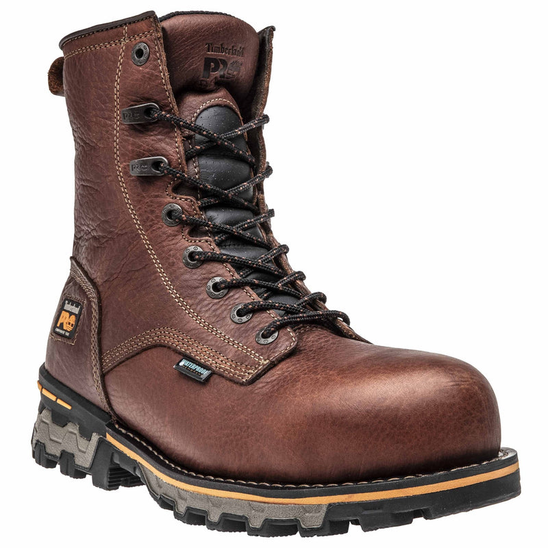 Cargue la imagen en el visor de la galería, Men&#39;s Boondock 8-Inch Waterproof Comp-Toe Work Boots - Fearless Outfitters
