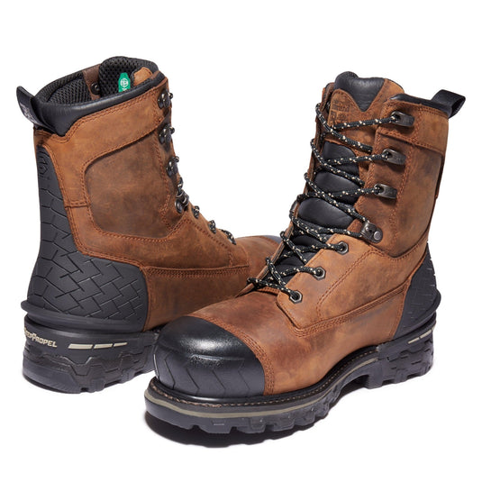 Men's Boondock 8-Inch Waterproof Comp-Toe Work Boots - Fearless Outfitters