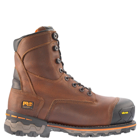 Men's Boondock 8-Inch Waterproof Insulated Comp-Toe Work Boots - Fearless Outfitters