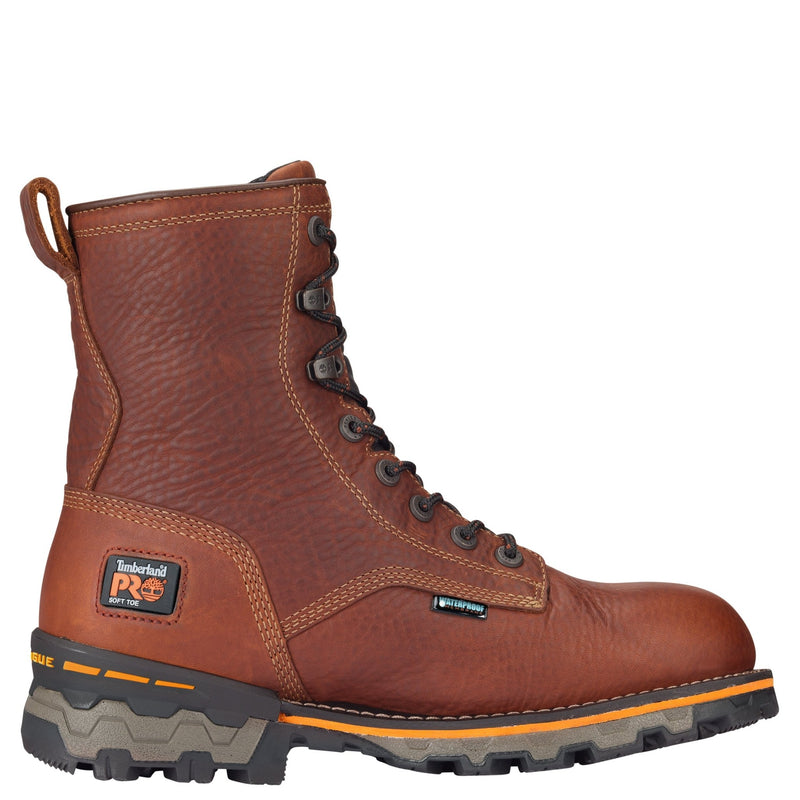 Cargue la imagen en el visor de la galería, Men&#39;s Boondock 8&quot; Waterproof Work Boot - Brown - Fearless Outfitters
