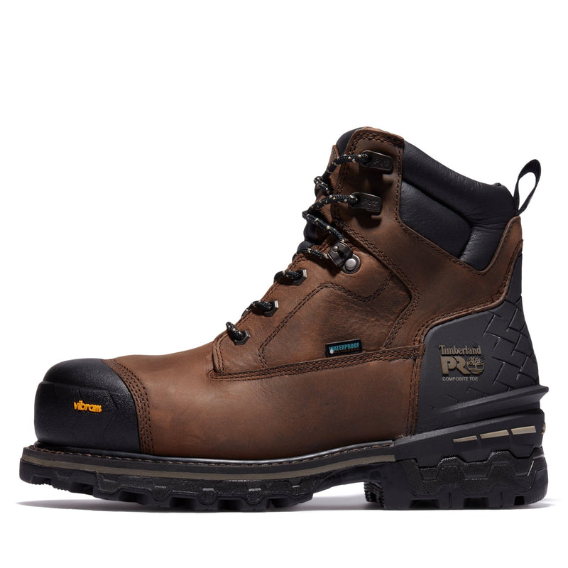 Cargue la imagen en el visor de la galería, Men&#39;s Boondock HD 6-Inch Waterproof Comp-Toe Work Boots - Fearless Outfitters
