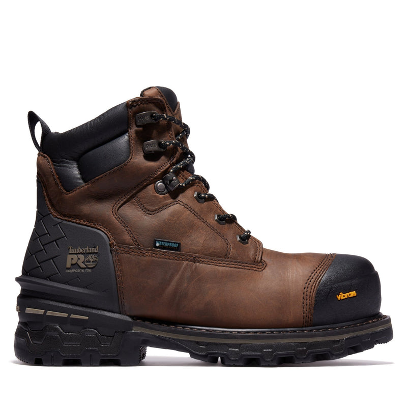 Cargue la imagen en el visor de la galería, Men&#39;s Boondock HD 6-Inch Waterproof Comp-Toe Work Boots - Fearless Outfitters
