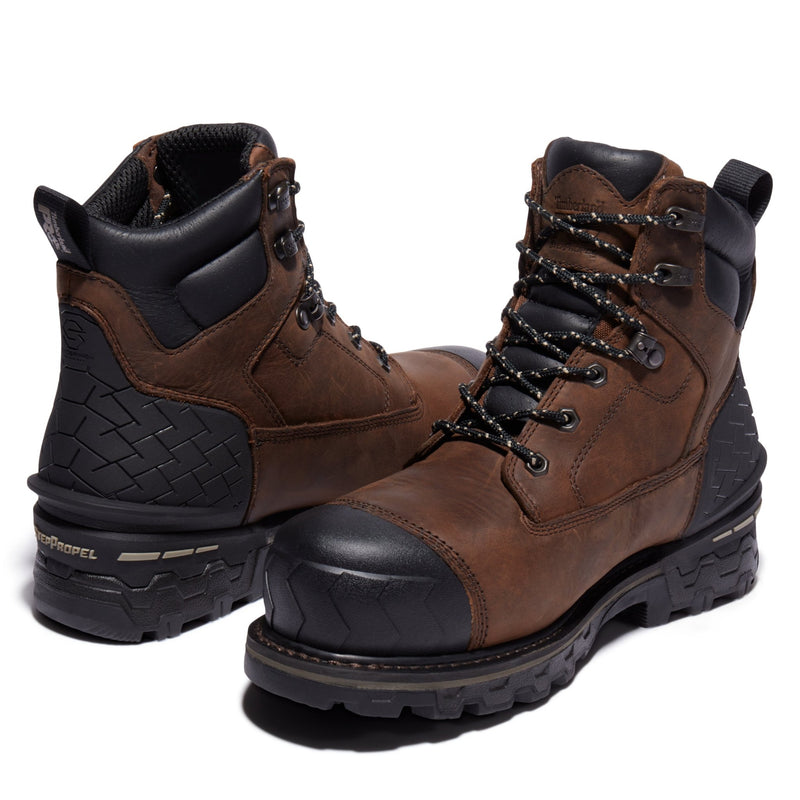 Cargue la imagen en el visor de la galería, Men&#39;s Boondock HD 6-Inch Waterproof Comp-Toe Work Boots - Fearless Outfitters
