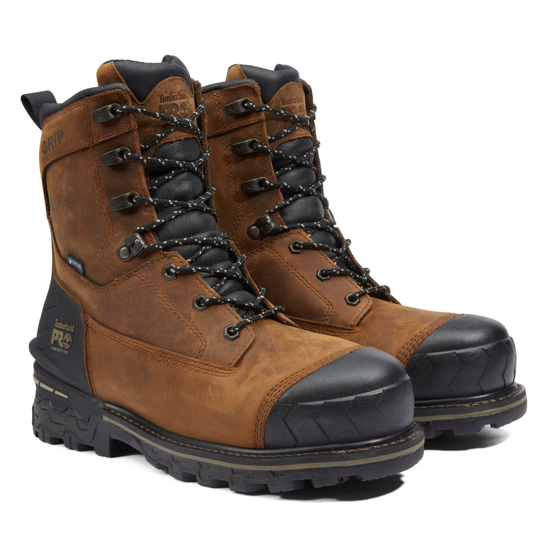 Cargue la imagen en el visor de la galería, Men&#39;s Boondock HD 8&quot; Composite Toe Waterproof Work Boot - Fearless Outfitters
