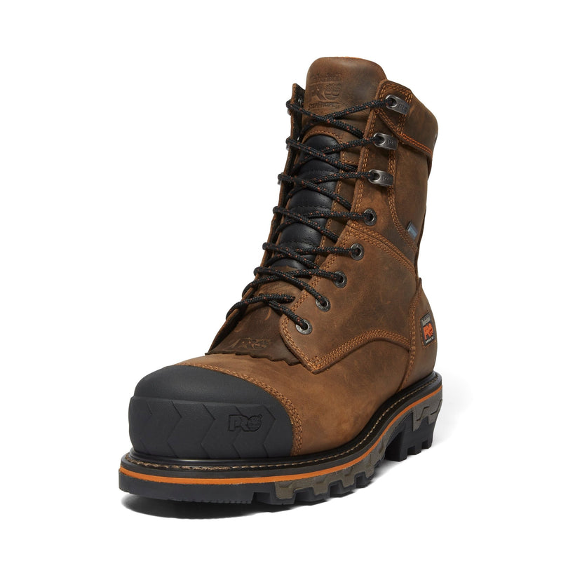 Load image into Gallery viewer, Men&#39;s Boondock HD 8-Inch Waterproof Insulated Comp-Toe Logger Boots - Fearless Outfitters

