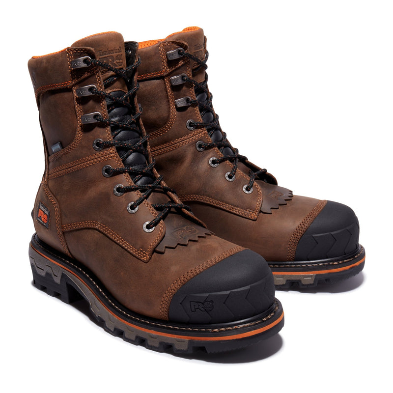 Cargue la imagen en el visor de la galería, Men&#39;s Boondock HD Logger Composite Toe Waterproof Work Boot - Fearless Outfitters
