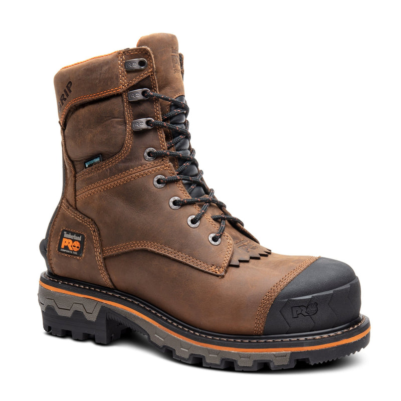 Cargue la imagen en el visor de la galería, Men&#39;s Boondock HD Logger Composite Toe Waterproof Work Boot - Fearless Outfitters
