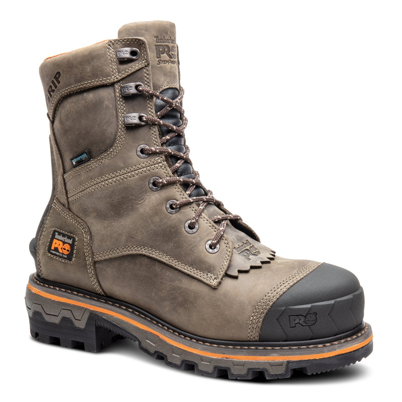 Cargue la imagen en el visor de la galería, Men&#39;s Boondock HD Logger Composite Toe Waterproof Work Boot - Fearless Outfitters
