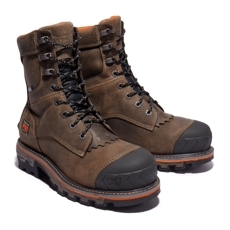 Cargue la imagen en el visor de la galería, Men&#39;s Boondock HD Logger Composite Toe Waterproof Work Boot - Fearless Outfitters
