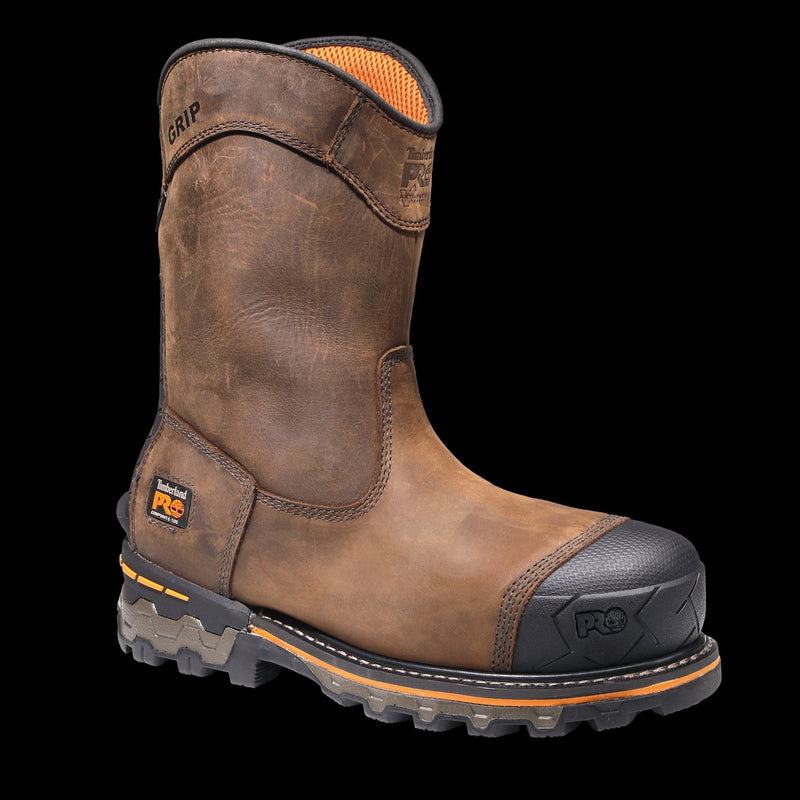 Cargue la imagen en el visor de la galería, Men&#39;s Boondock HD Pull On Composite Toe Waterproof Work Boot - Fearless Outfitters
