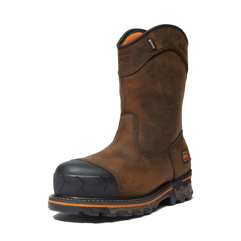 Load image into Gallery viewer, Men&#39;s Boondock HD Pull On Composite Toe Waterproof Work Boot - Fearless Outfitters
