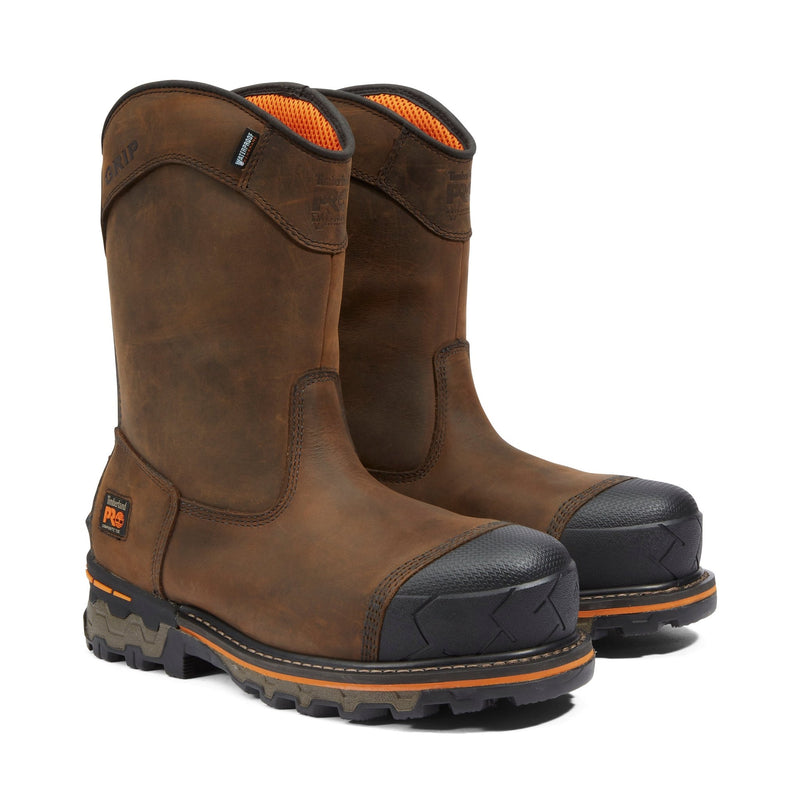 Cargue la imagen en el visor de la galería, Men&#39;s Boondock HD Pull On Composite Toe Waterproof Work Boot - Fearless Outfitters
