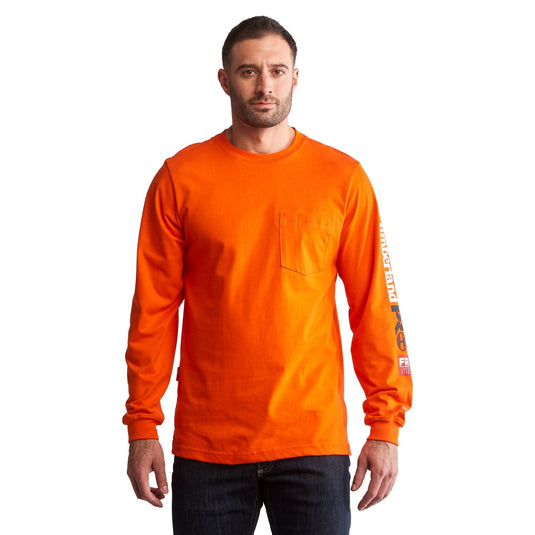 Men's Cotton Core Flame-Resistant Long-Sleeve T-Shirt - Fearless Outfitters