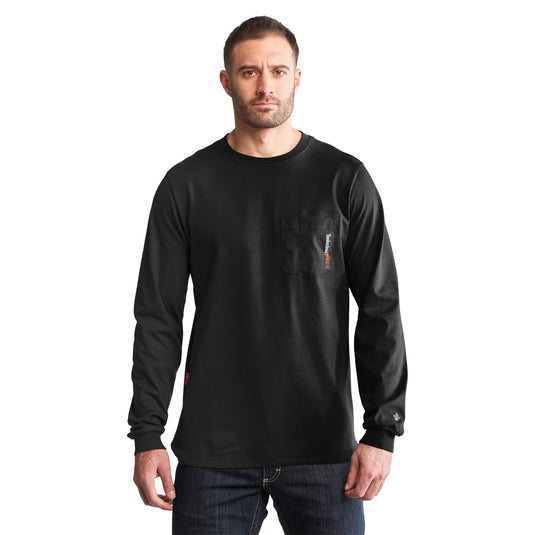 Men's Cotton Core Flame-Resistant Long-Sleeve T-Shirt - Fearless Outfitters