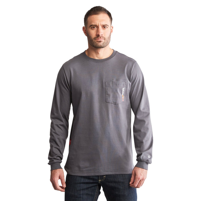 Men's Cotton Core Flame-Resistant Long-Sleeve T-Shirt - Fearless Outfitters