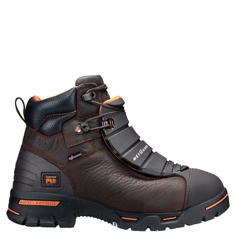 Cargue la imagen en el visor de la galería, Men&#39;s Endurance Met Guard Steel Toe Work Boot - Brown - Fearless Outfitters
